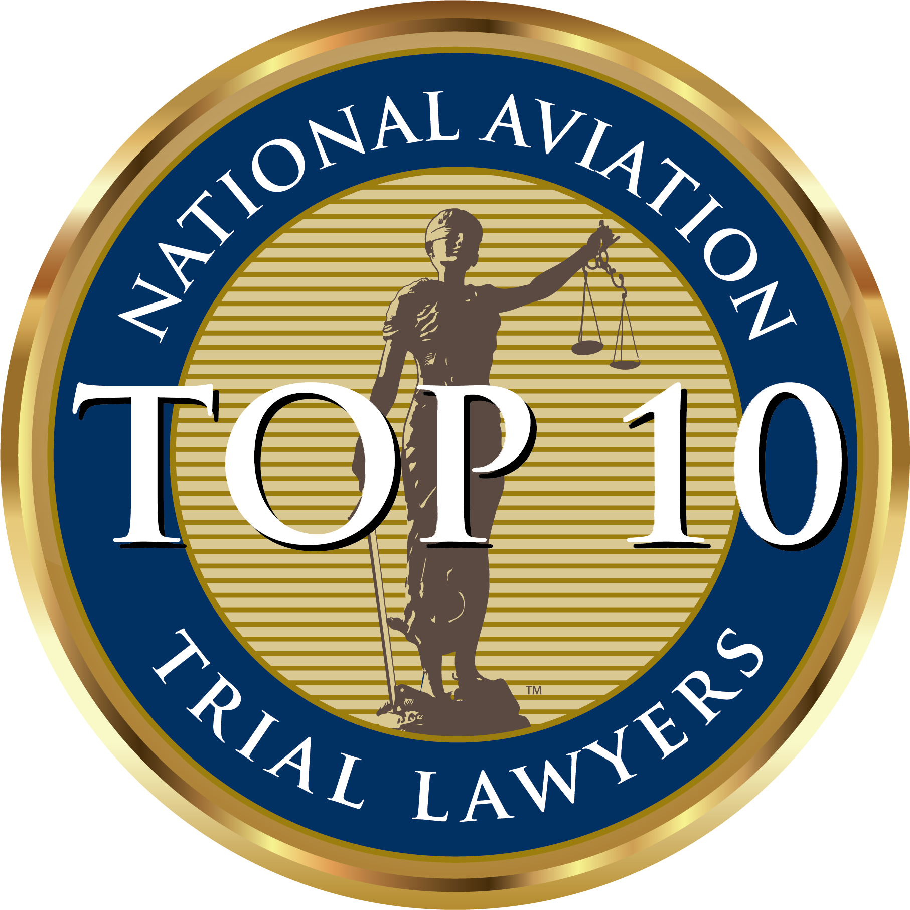 National Aviation Top 10 Logo for The Ison Law Firm Aviation Lawyers